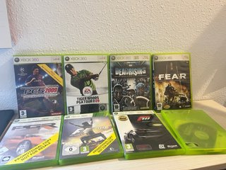 Xbox 360 Blanca con mando y 8 juegos