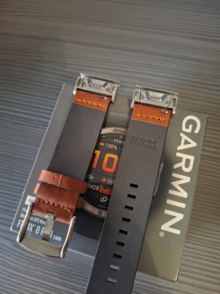 Correa Garmin Fenix 8 51mm Marrón Cuero