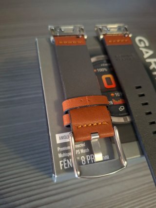 Correa Garmin Fenix 8 51mm Marrón Cuero