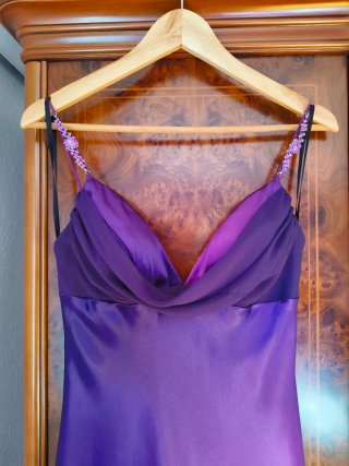 Vestido morado Easy Wear talla 36