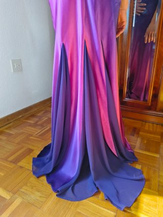 Vestido morado Easy Wear talla 36