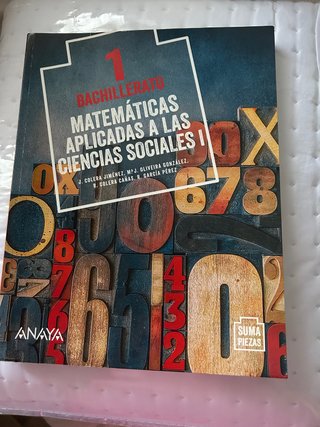 Matemáticas aplicadas a las ciencias sociales I...
