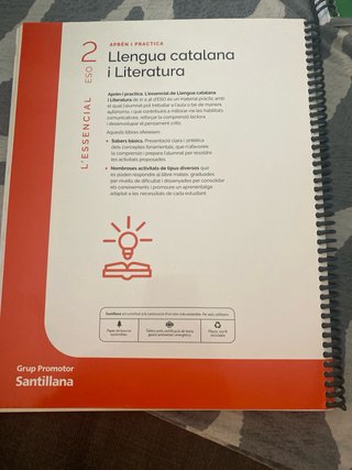 Quaderno Llengua catalana i Literatura 2 ESO Co...