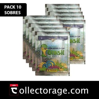 Pack 10 Sobres Cromos Mundial Brasil 2014
