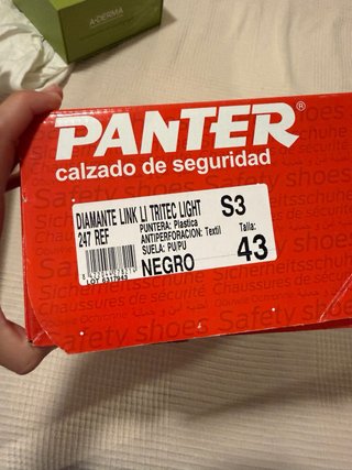 Botas de seguridad Panter Talla 43