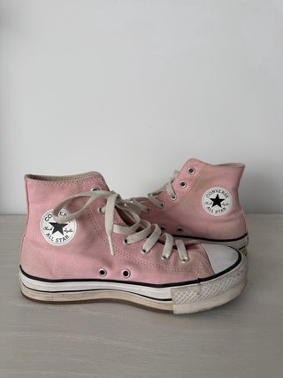 Zapatillas Converse Altas Rosas