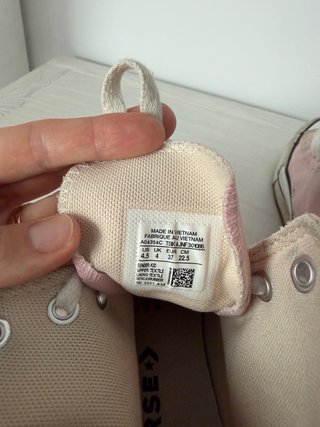 Zapatillas Converse Altas Rosas