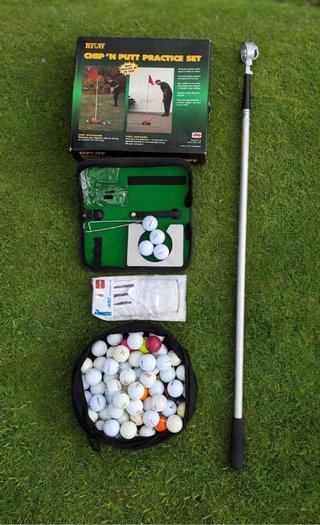 Kit Accesorios Golf: Pelotas, Guante,recogepelotas