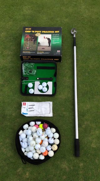 Kit Accesorios Golf: Pelotas, Guante,recogepelotas