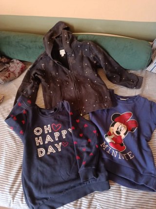 Lote 3 sudaderas T 5-6 años