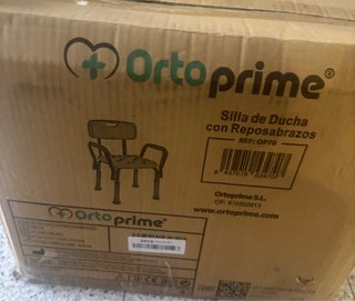 Silla de ducha OrtoPrime con reposabrazos