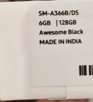 Samsung Galaxy A36 5G 128GB Negro