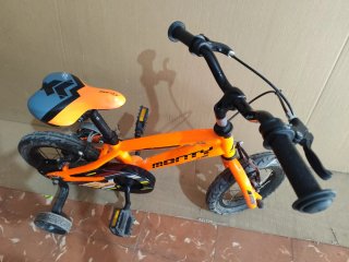 Bicicleta infantil Monty naranja
