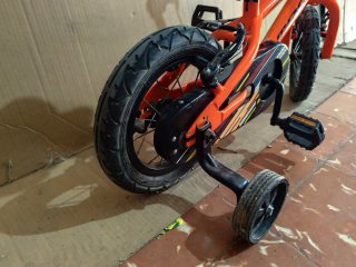 Bicicleta infantil Monty naranja