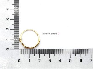 sortija oro 18k con piedra con circonita