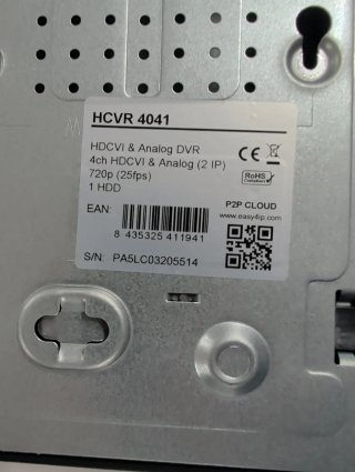 DVR Dahua 4 Canales 720p+2 IP 1080p