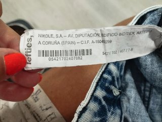 Pantalón corto vaquero Lefties Talla 7-8