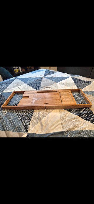 Bandeja de madera para bañera