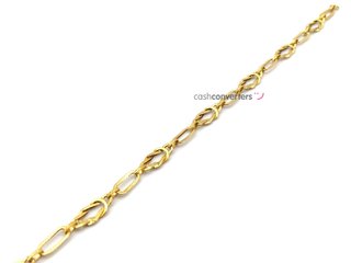 pulsera oro 18k con piedra con circonita