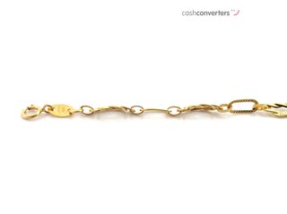 pulsera oro 18k con piedra con circonita
