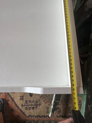 Mueble blanco con cajones 90x84x32