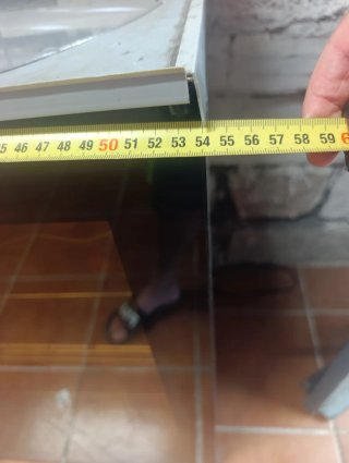 Vinoteca de cristal enfriador de vino con dos temp