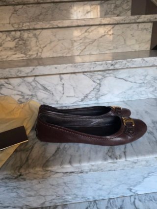 Ballerine Louis Vuitton Pelle Marrone Donna