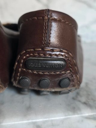 Ballerine Louis Vuitton Pelle Marrone Donna