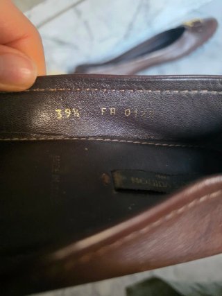Ballerine Louis Vuitton Pelle Marrone Donna