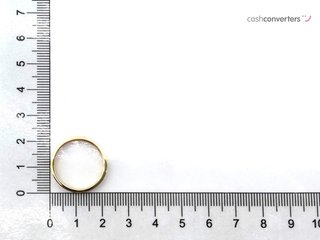 alianza oro 18k con piedra con circonita