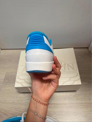 Air Jordan 2 Originales Azul y Blanco
