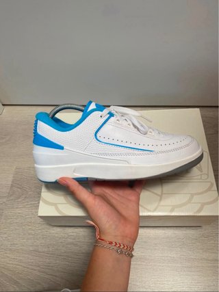 Air Jordan 2 Originales Azul y Blanco