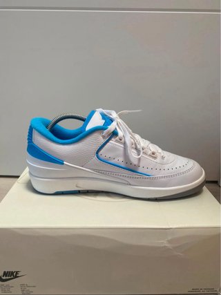 Air Jordan 2 Originales Azul y Blanco