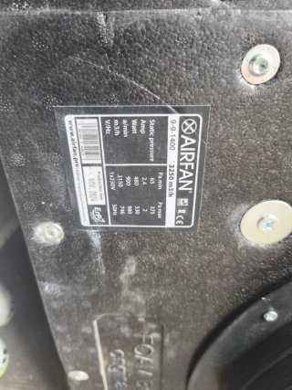 Extractor de aire Airfan Foam Box