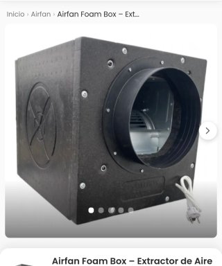 Extractor de aire Airfan Foam Box