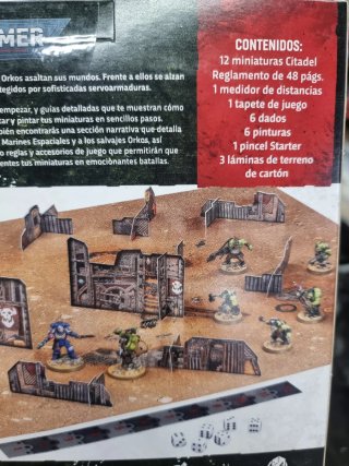 Warhammer 40K Caja Inicio Space Marines y Orkos