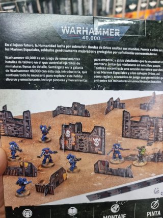 Warhammer 40K Caja Inicio Space Marines y Orkos