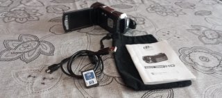 Cámara de video Easy Snap HD Negra/Plata