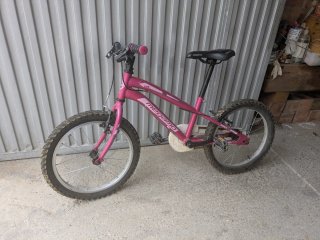 Bicicleta niña rosa 18 pulgadas 2 unidades