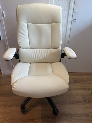 Silla Escritorio Premium Beige 200kg