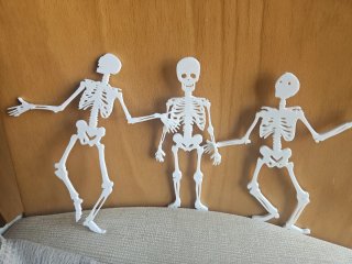 Adornos esqueleto Halloween (3 uds)