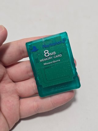 Memory card ps2 verde Sony - memoria play2