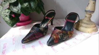 Talla 36 - Zapatos de tacón estampados Gino Vaello