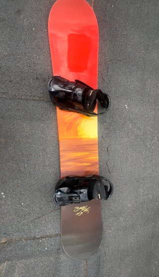 OPORTUNIDAD tabla Snowboard BURTON con Fijaciones