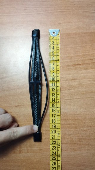 Pulsera Cuero Negra Cruz