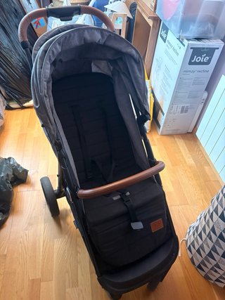 Carro de bebé Kinderkraft gris