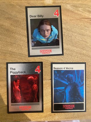 Cartas Stranger Things Temporada 4