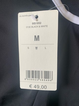 Bañador negro y blanco mujer
