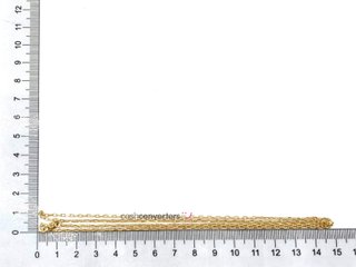 cadena oro 18k 22cm