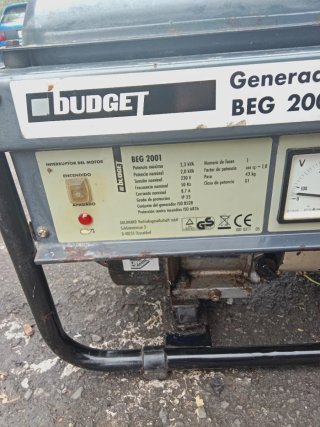 Generador Budget BEG 2001 Gasolina